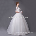 vestido de boda moldeado atractivo para el vestido blanco de la novia de la novia blanca para la boda